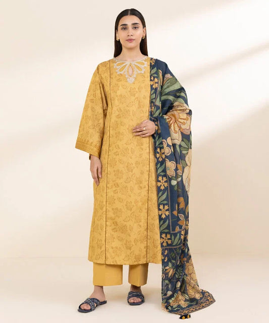 2 Piece - Embroidered Lawn Suit