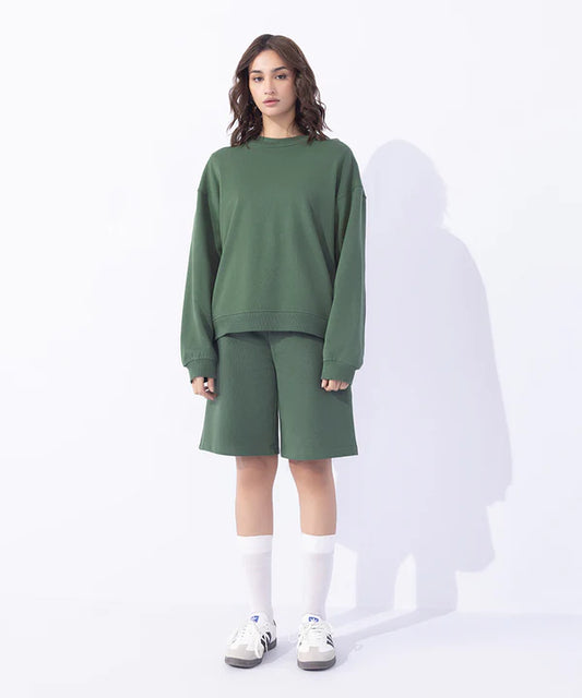 Unisex Sweatshirt With Rubber Tag